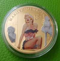 Moneta Marilyn Monroe 40 mm Medal Kapsel 40 mm Nowa