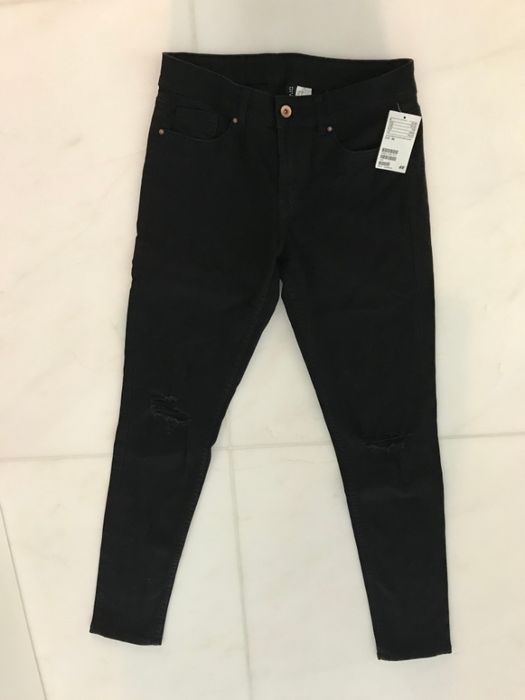 Spodnie H&M NOWE!!! spodnie dżinsowe czarne r. 36