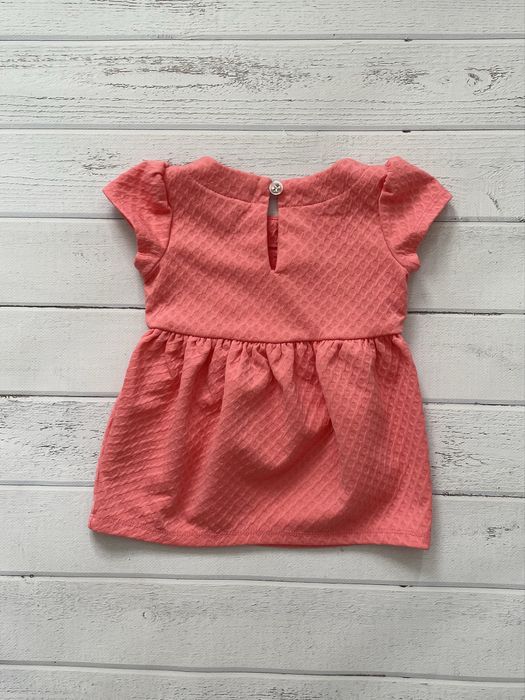 Sukienka krótki rękaw kokarda 74 do 80 roczek