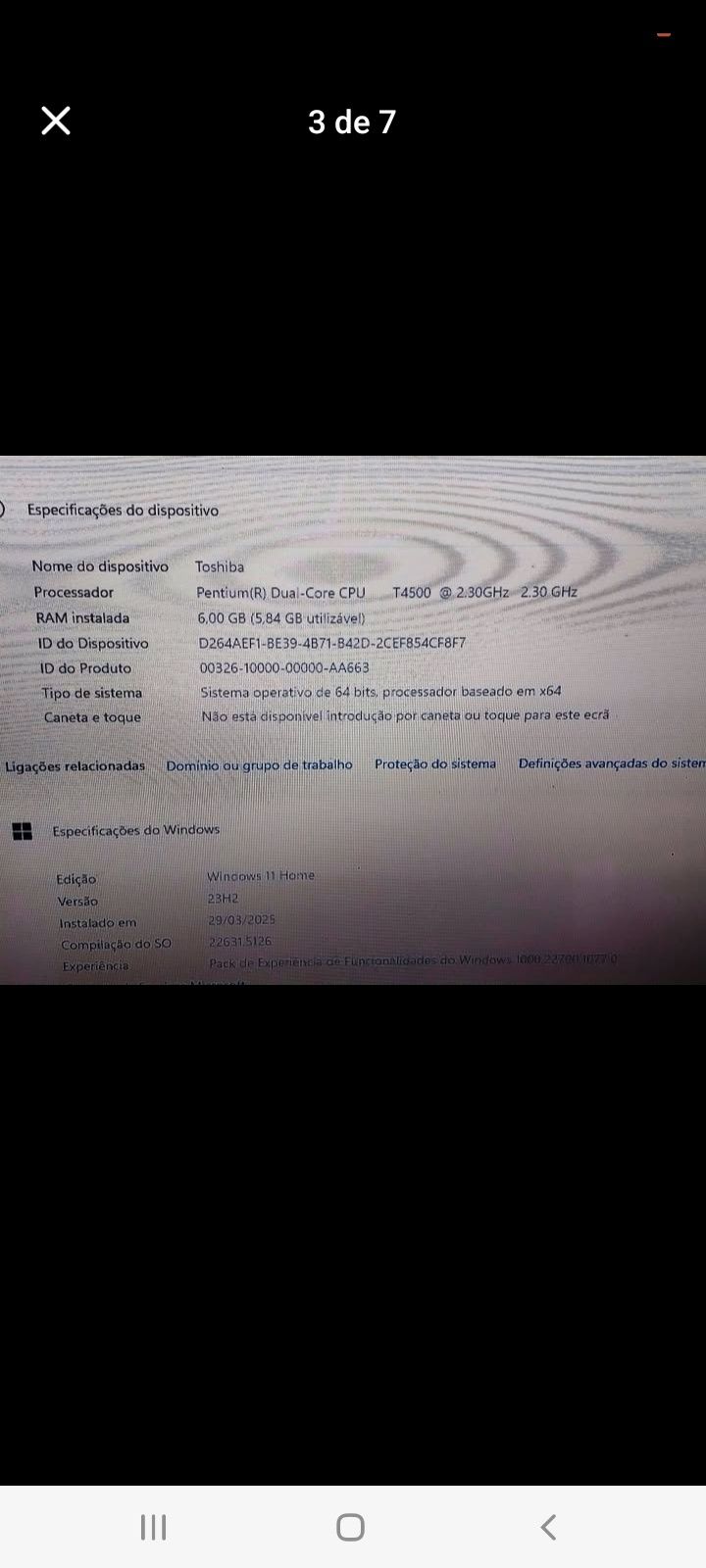 Computador toshiba i3
