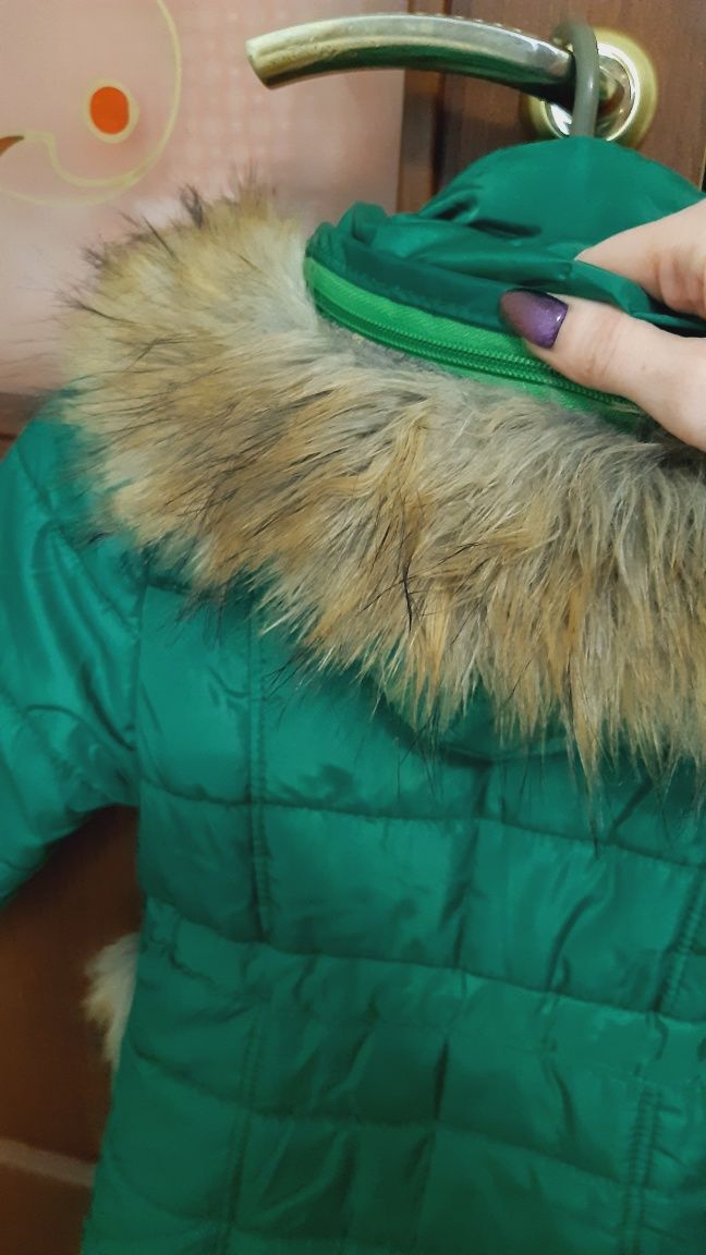 Куртка зимняя зеленая