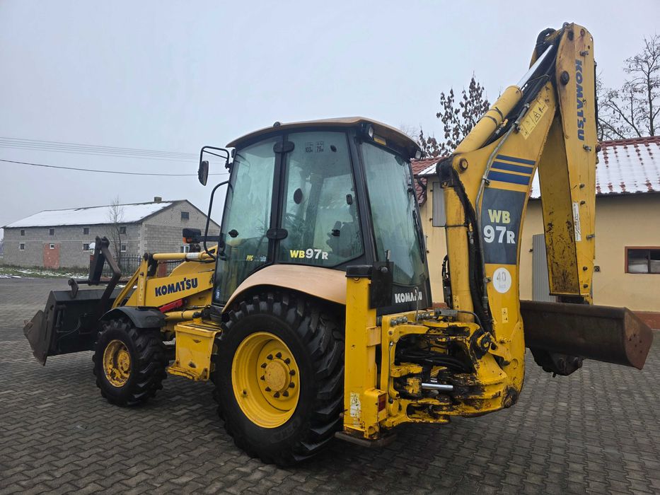 Koparko-Ładowarka Komatsu WB97R WB 97 R 2013r JCB 3CX Caterpillar 432E