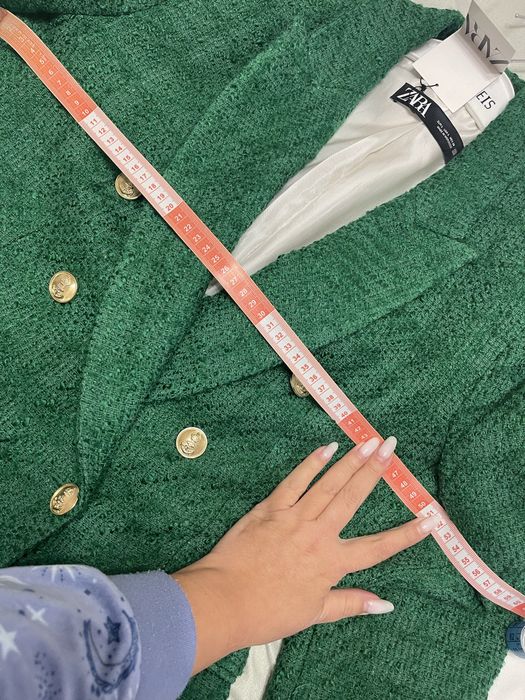 Твідовий теплий піджак-сукня Zara