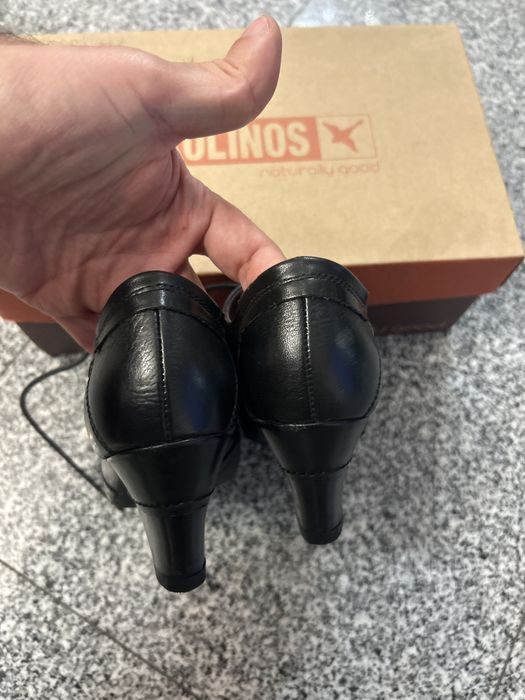 Pikolinos 35 sapatos botins tacão