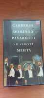 Kaseta VHS Carreras, Domingo, Pavarotti