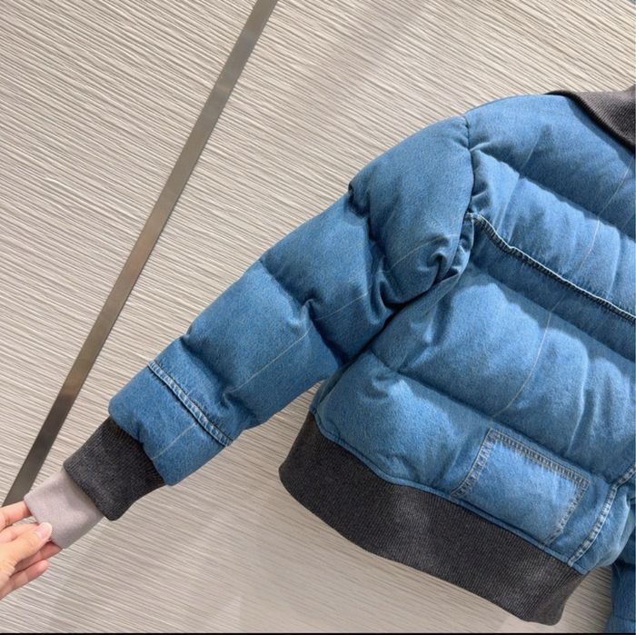Louis vuitton kurtka bomber jeans  denim puffer