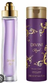 Zestaw Oriflame Divine Royal perfumy i żel