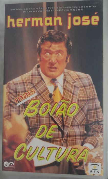 Boião de cultura. Cassete VHS Herman José - artigo coleção