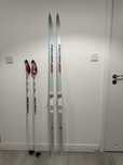 Narty Fischer 180 cm kijki zestaw