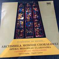 Płyta winylowa Arcydzieła Monodii Choralowej