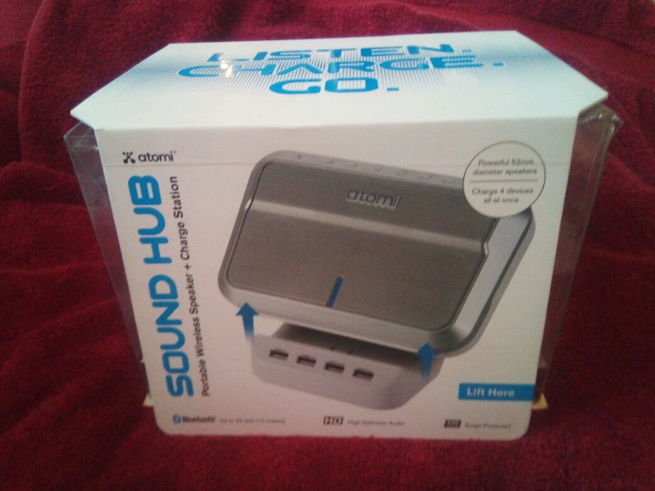 BT- колонка ATOMI + зарядна станція