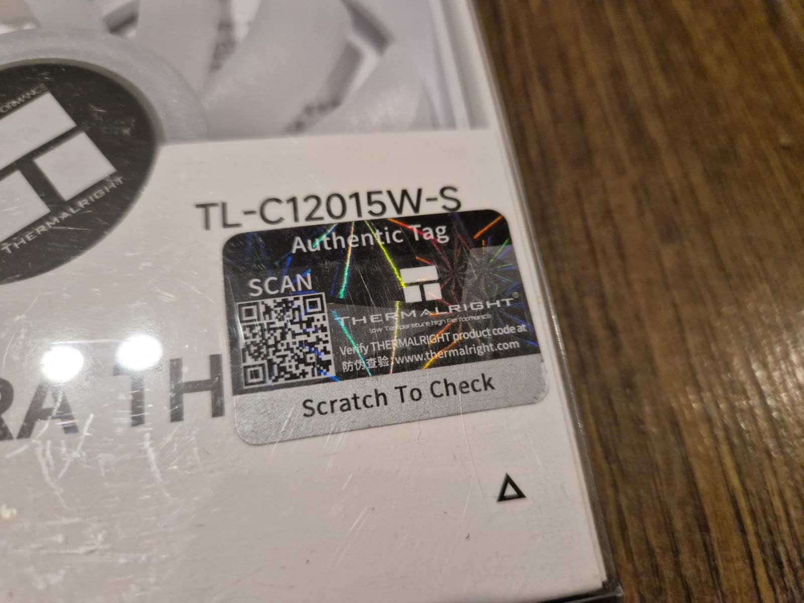 Wentylator Thermalright TL-C12015W-S – 120 mm, ARGB, 4-pin PWM, biały