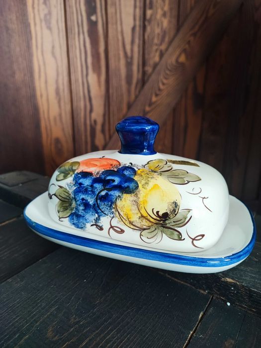 Stara francuska maselnica sielskie wiejskie klimaty