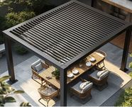 Altana ogrodowa pergola aluminium 3x4 m 300x400 cm