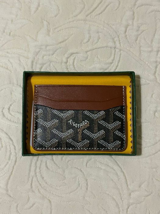Carteira goyard castanha