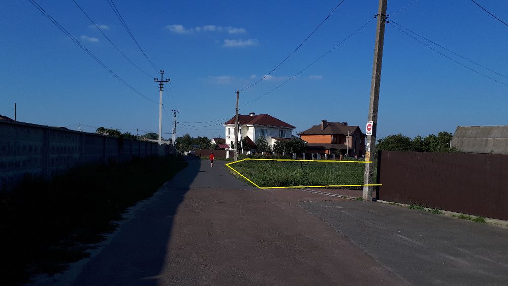 Село Тарасівка, 10.7 соток під забудову, кутова, асфальт, центр села