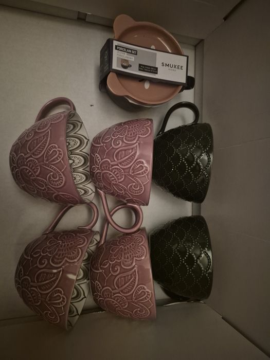 Kubki smukee mix 7 szt nowe