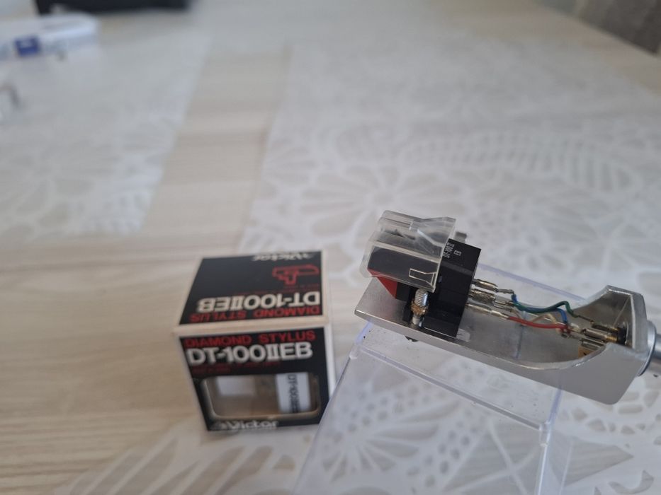 Wkładka MC JVC-VICTOR MC100IIEB w idealnym stanie z nową igłą