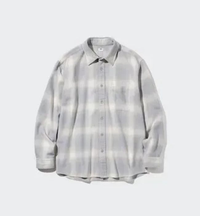 Uniqlo сорочка фланелева р.М