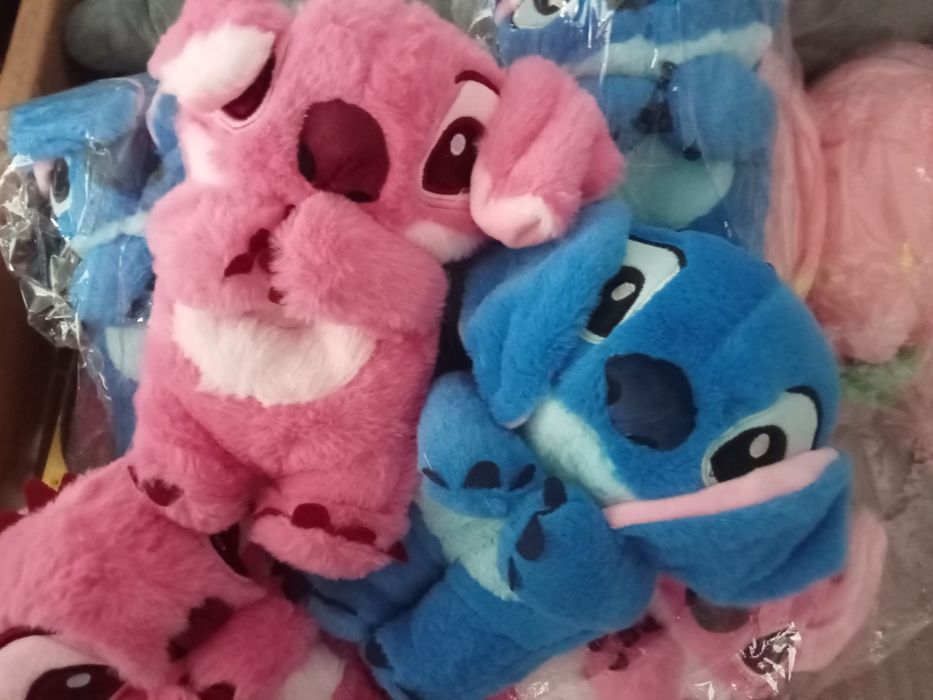 Стіч - м'яка іграшка нічник. Дихає, світиться, грає