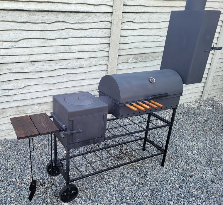 5мм! От завода/Усилен/ Мангал Смокер Коптильня Барбекю Печь для казана