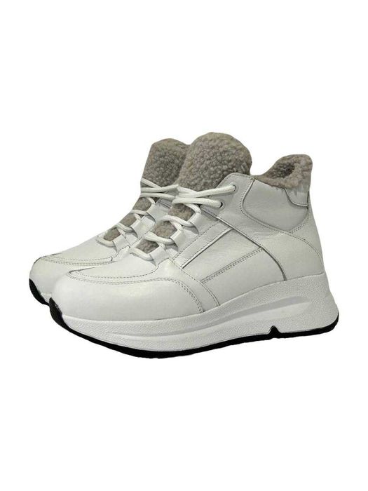 Черевики жіночі білі шкіряні Bistfor