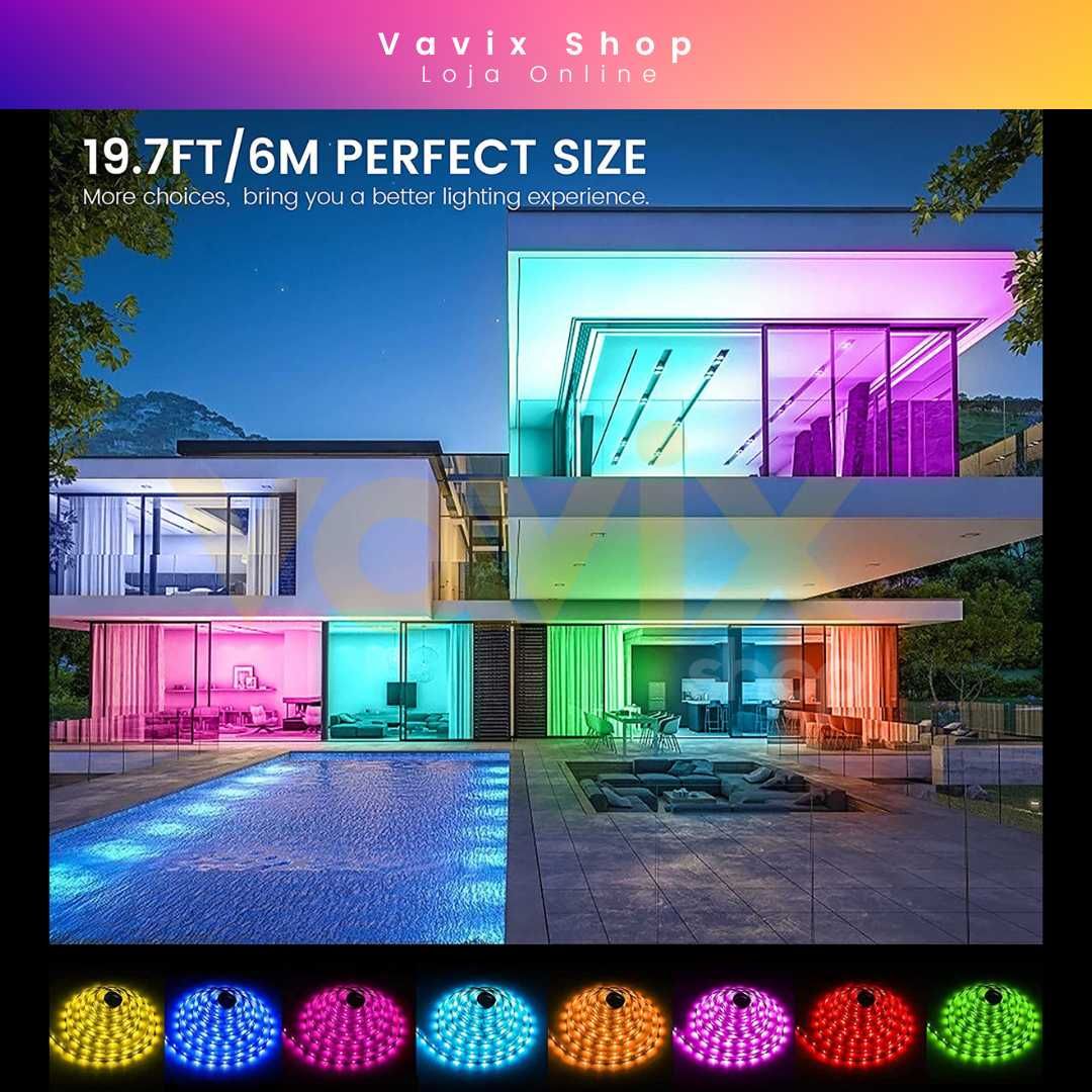 Luzes de Tiras LED - Vários Tamanhos