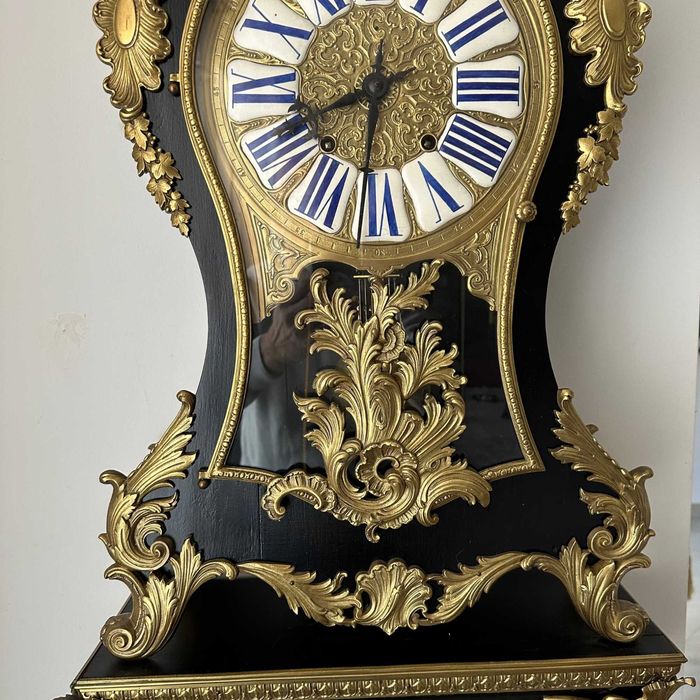 Francuski zegar Boulle Napoleon II, oryginalny z ok. 1860 roku