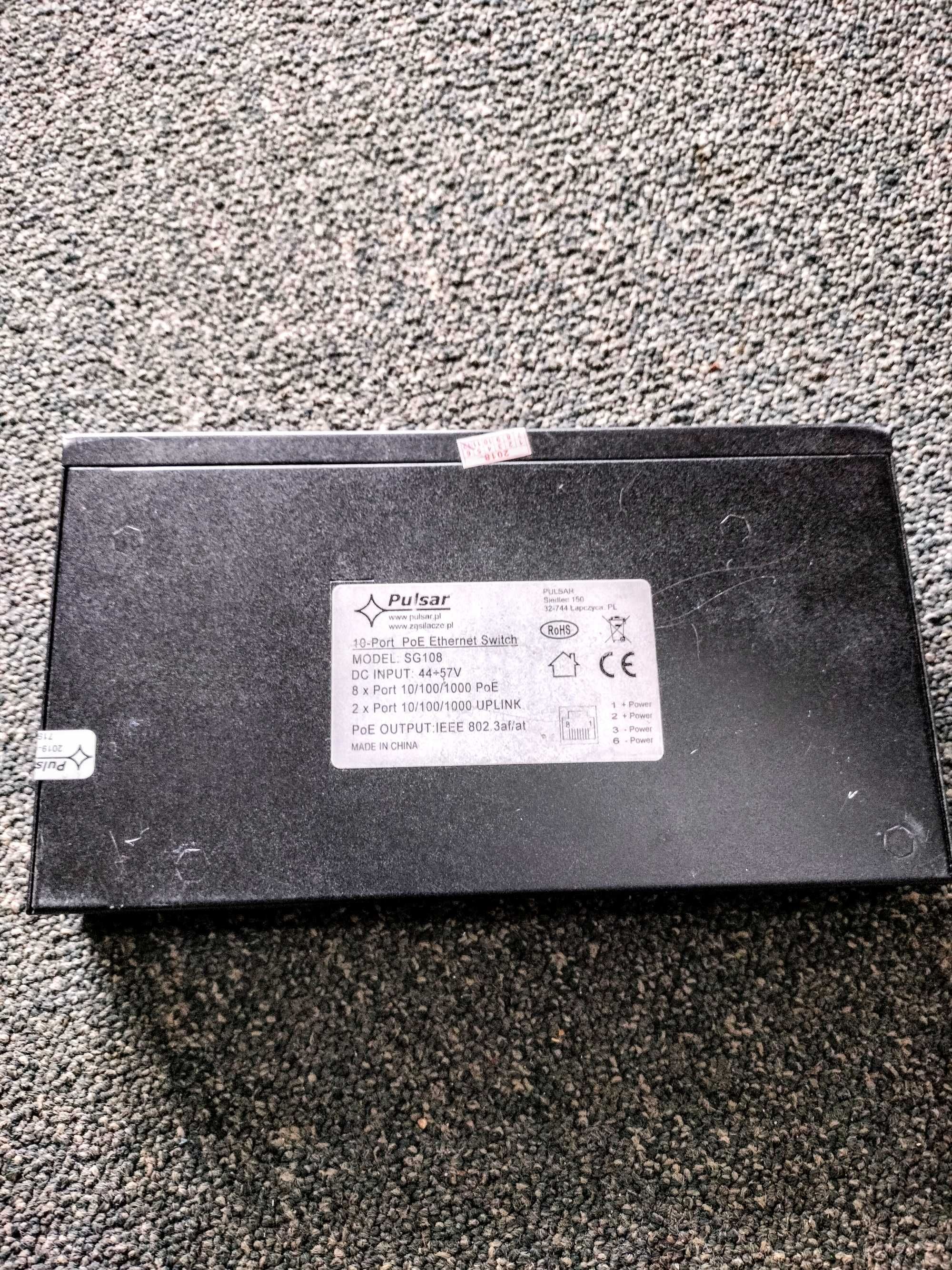 Kamery zewnętrzne DAHUA 2 szt.+ rejestrator+switch