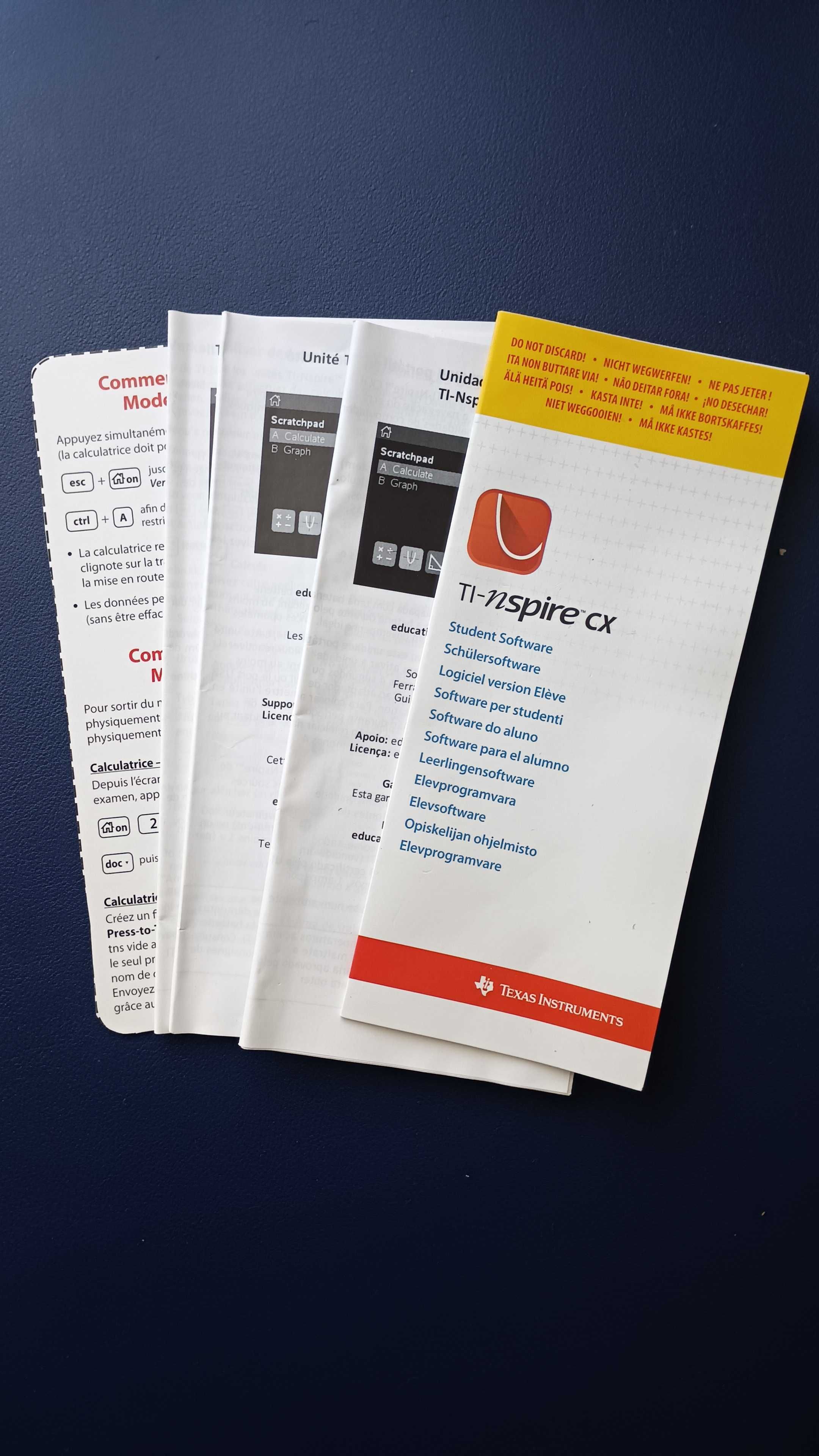 Calculadora gráfica TI-NSpire CX II-T (como nova)
