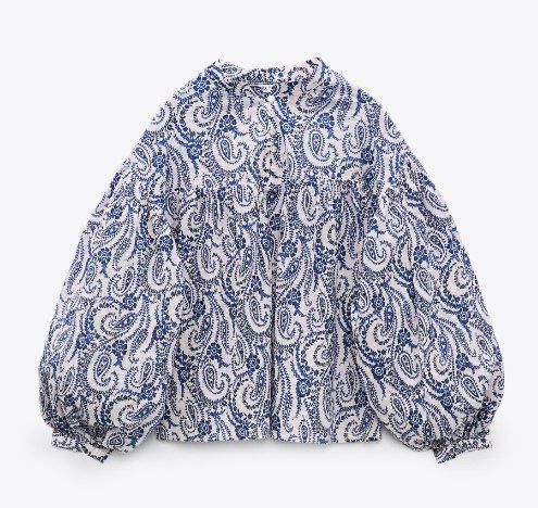 Блуза Zara сорочка з квітковим принтом блузка зара блуза оверсайз