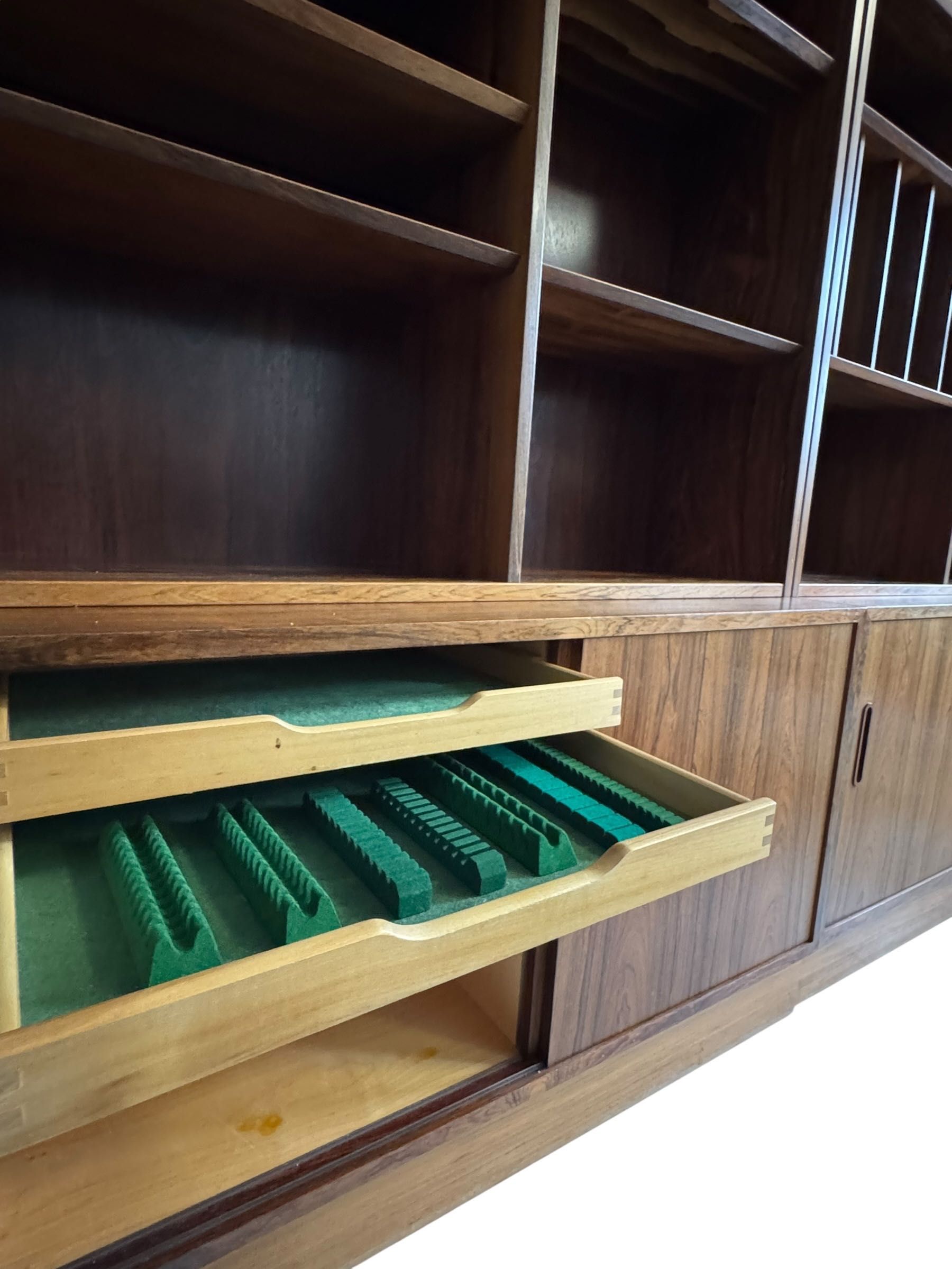 2 Regały w stylu Mid-Century Modern z palisandru od Hundevad, lata 60