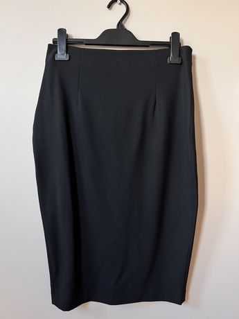 Nowa czarna spódnica ołówkowa prosta z wysokim stanem M KiK