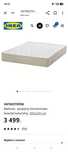 Ikea materac Vatneström sprężynowy 180x200 twardy