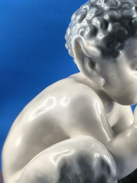 Faun z wężem Royal Copenhagen #porcelana #ozdoba #kolekcja