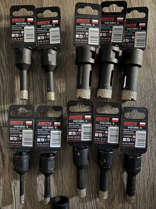 Алмазні коронки Carat Диск Круг Свердла СВП Плитка Фуга Клей Wurth