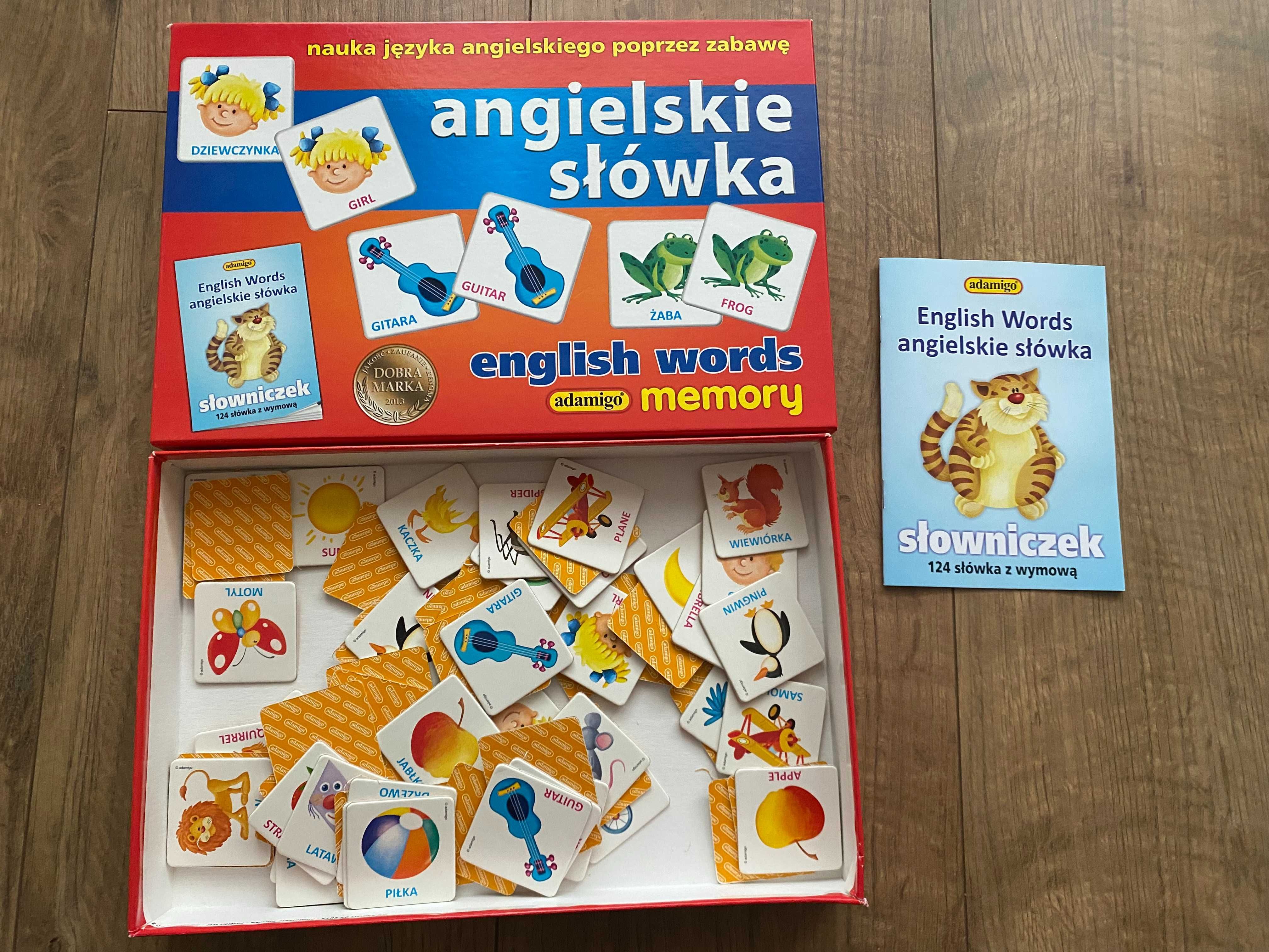 Gra Angielskie słówka, English words Memory