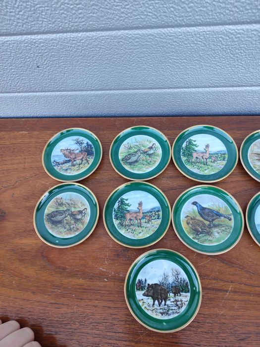 Konfiturówki - talerzyki - Motyw myśliwski - Fustenberg - Design - Z