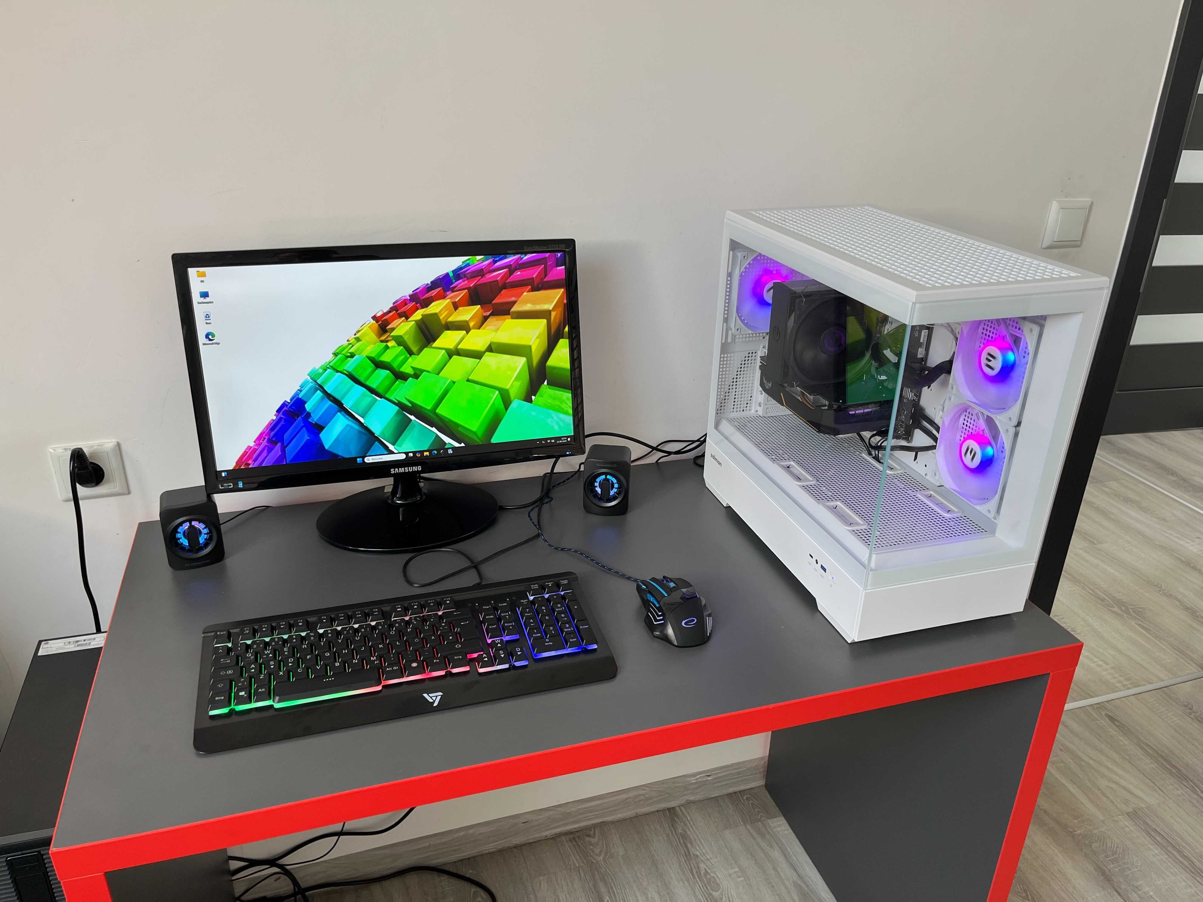 Komputer Gamingowy Gracz i5 11th 32GB DDR4 SSD 1,5 TB GTX 1650 Monitor