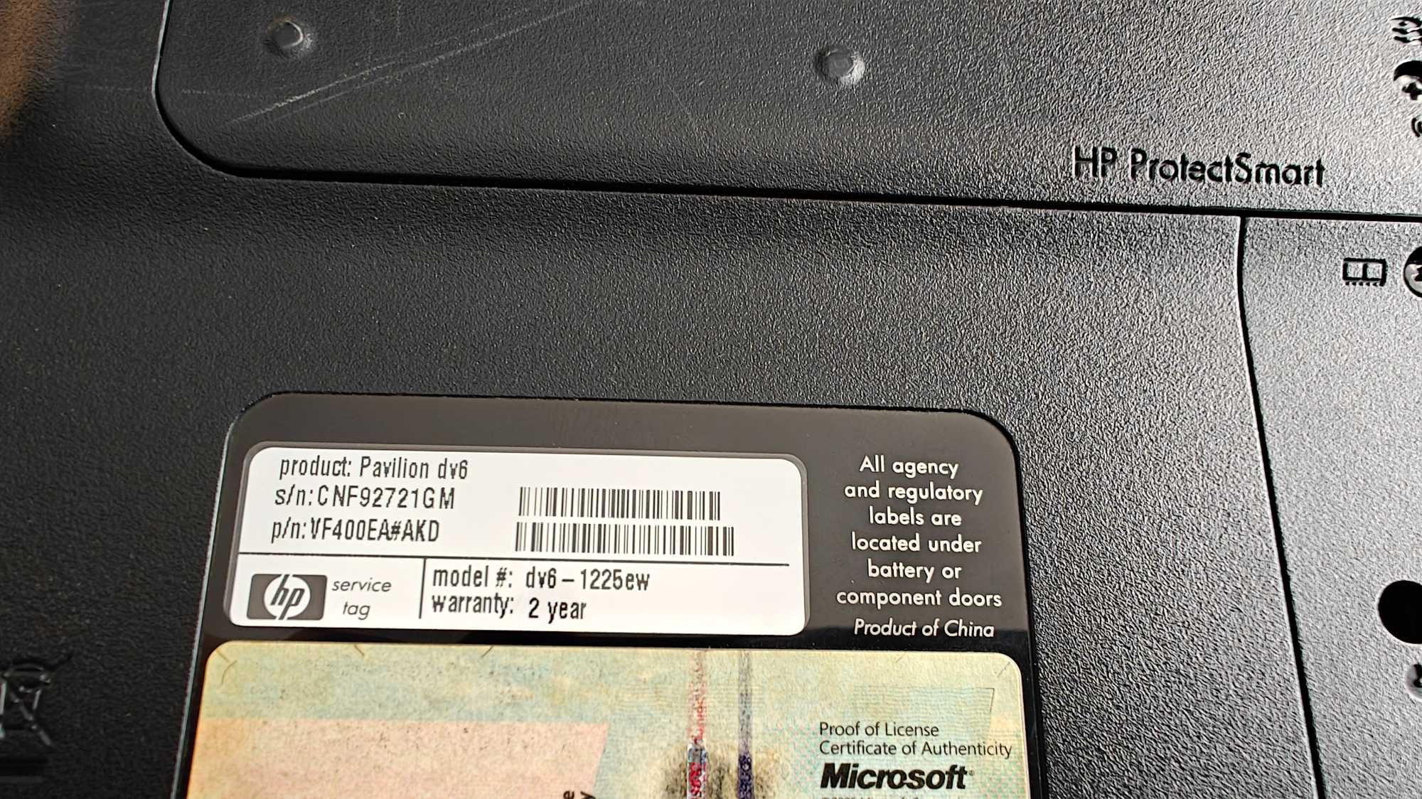 Laptop HP Pavilion dv6