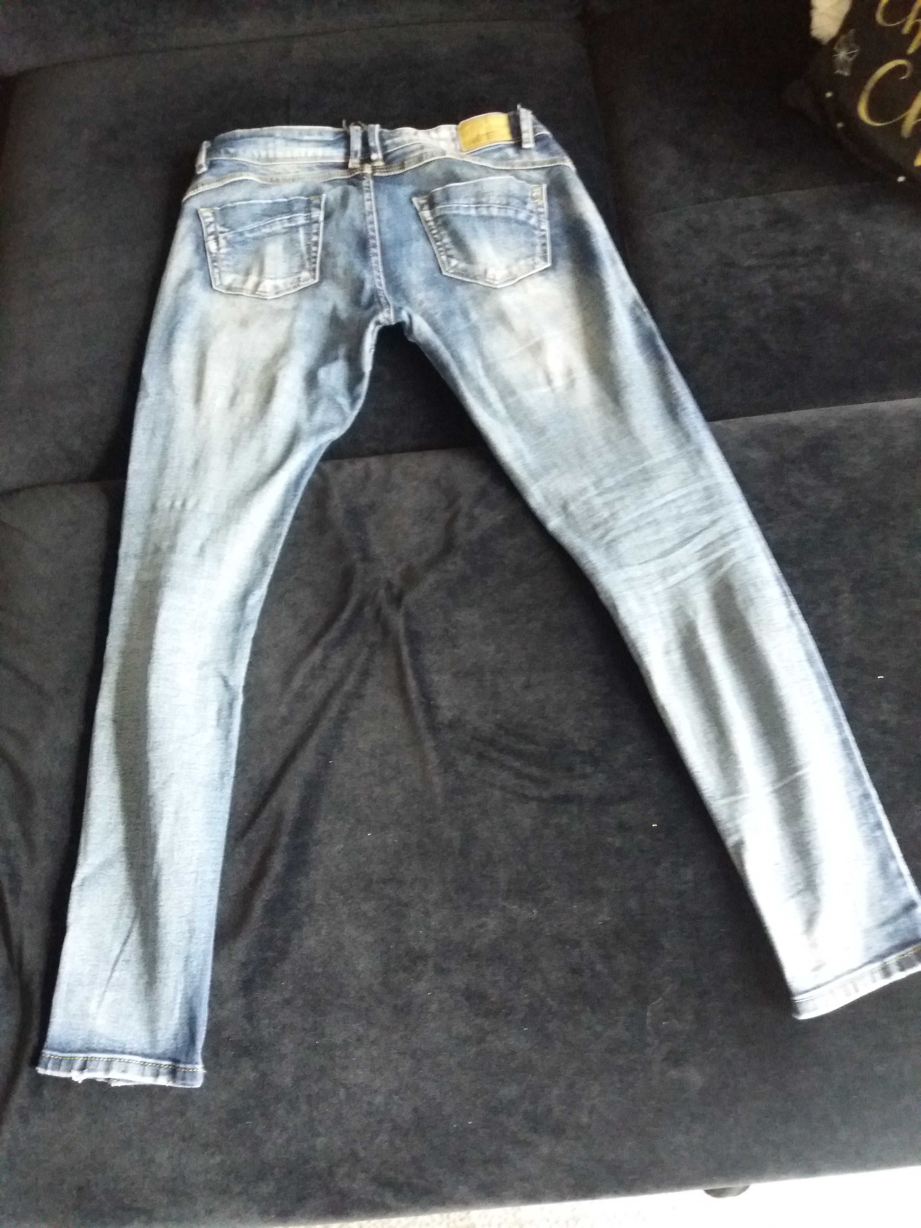 Spodnie jeansy ciążowe S/M  36/38