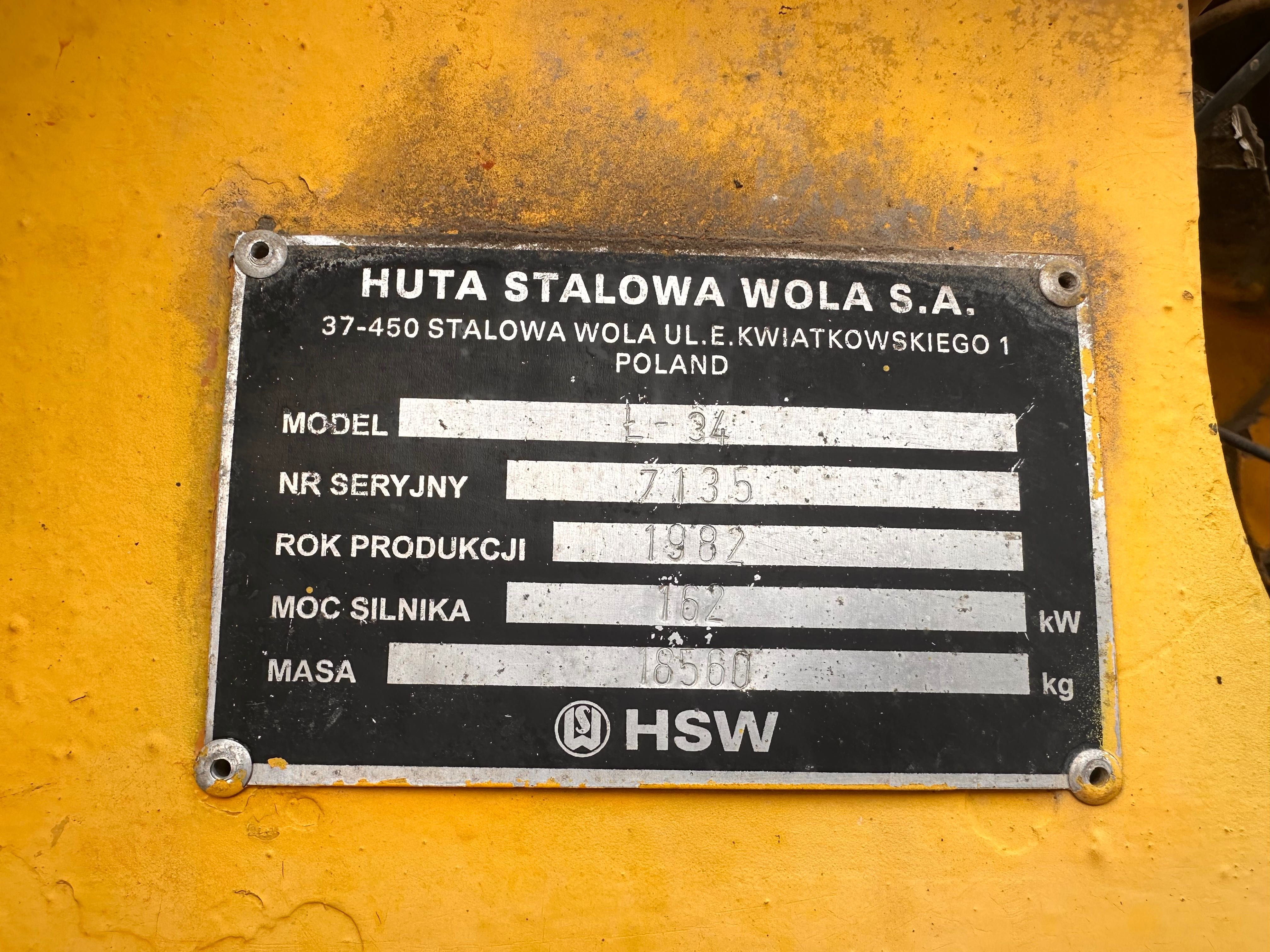 Ł34 ładowarka stalowa Wola 1982 r