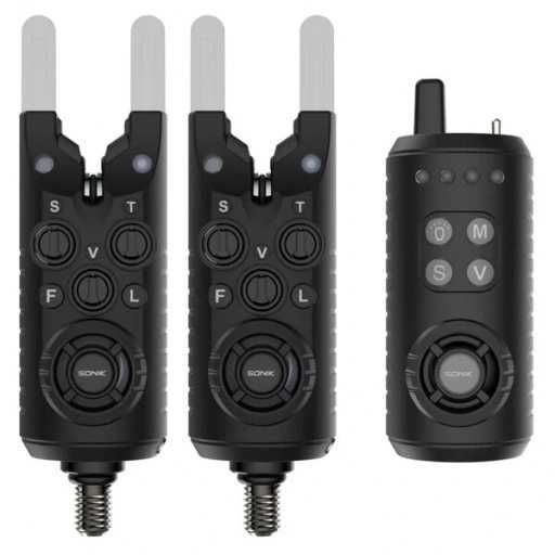 Sonik Gizmo2 Alarm Set 2+1 - zestaw sygnalizatorów brań z centralką