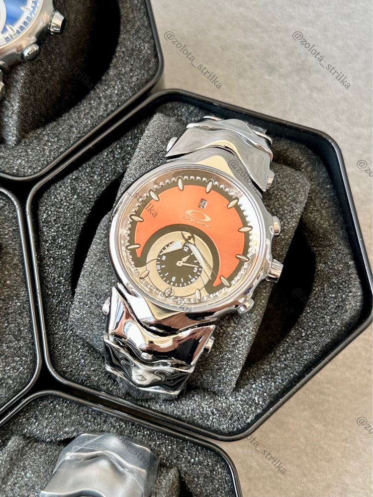 Oakley Gudje 43mm + ПОДАРУНОК‼️ Годинник часы Y2K DRILL GorpCore