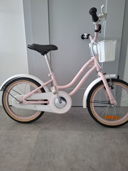 Rower dziecięcy SUN BABY Heart Bike 16 cali dla dziewczynki Różowy