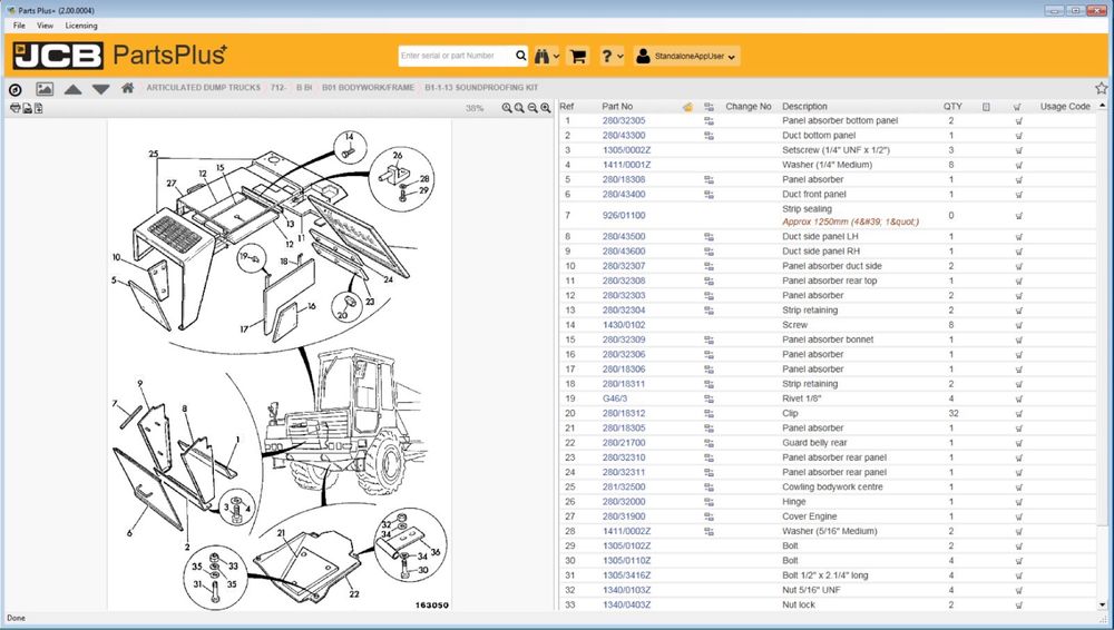 JCB Service Parts plus oraz Parts Pro LAPTOP! ZAINSTALOWANY PROGRAM