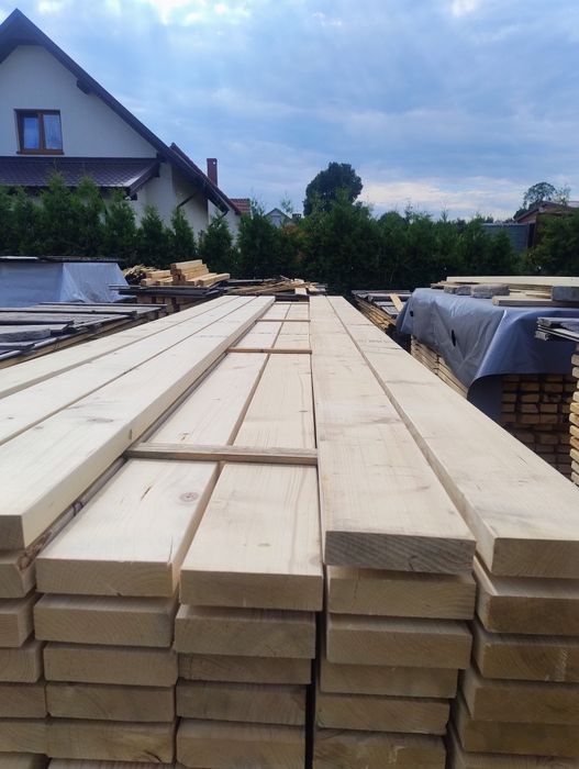 Drewno Strugane Kantówka Krawędziak 38x140x4270 3,8 x 14 x 427cm Suche