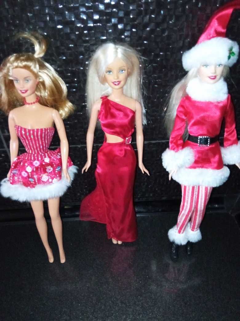 Lalki Barbie - zestaw świąteczny