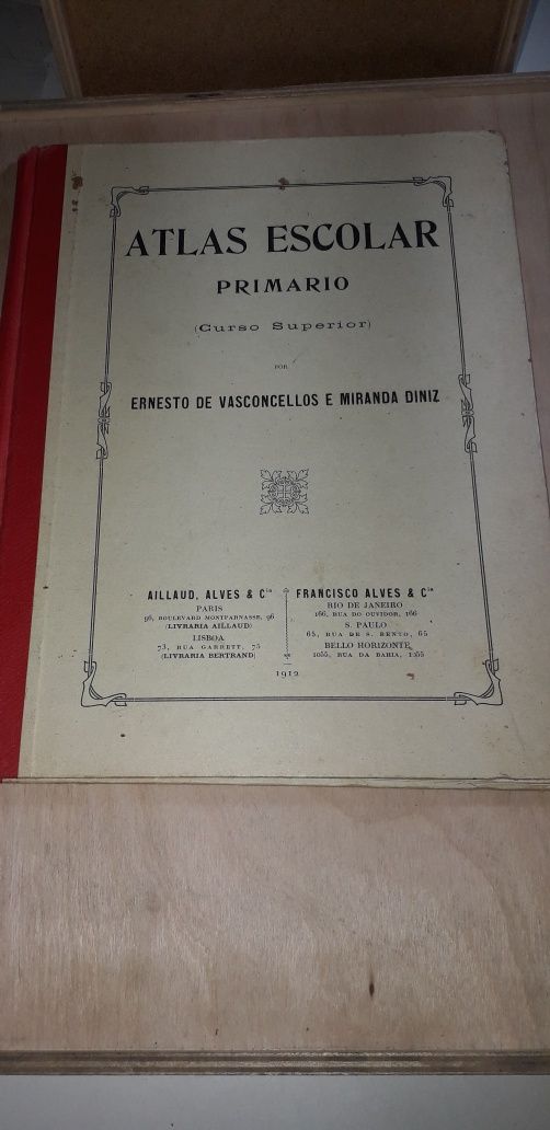 Atlas Escolar Primário - Ernesto Diniz (1912)