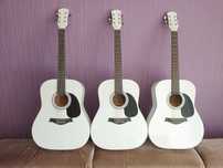 Viola Acústica Branco Mate Acetinado 4/4 para iniciantes - NOVO!